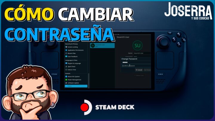 Contraseña de administrador de Steam Deck