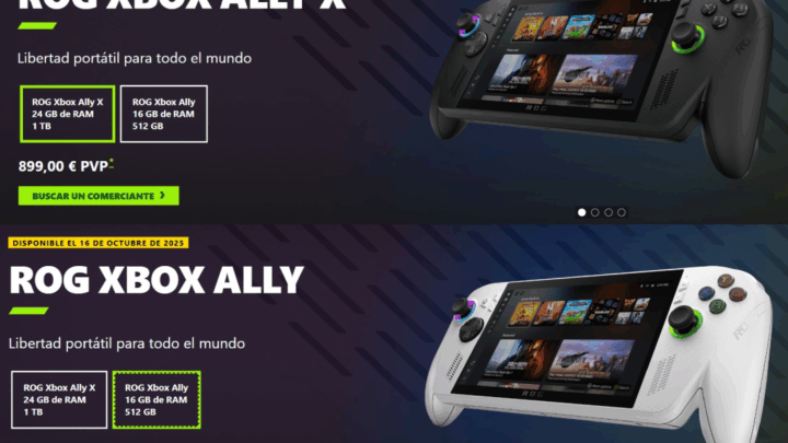 Precios de las ROG XBox Ally