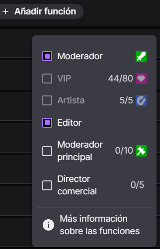 Twitch añade el rol: Director Comercial