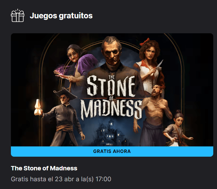 The Stone of Madness gratis en Epic