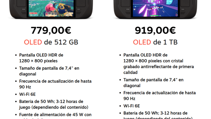 Sube el precio de la Steam Deck