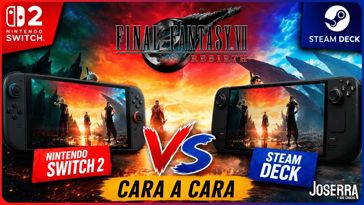 Comparamos Final Fantasy VII Rebirth en Steam Deck y en Switch 2 | Las ...